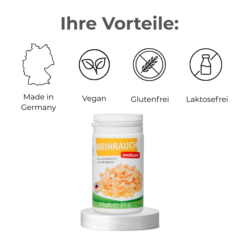 Weihrauch Kapseln mit Boswellia