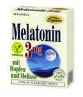 Hopfen Melisse mit Melatonin 60 Kapseln